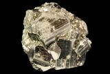 Gleaming Pyrite Crystal Cluster - Peru #107419-1